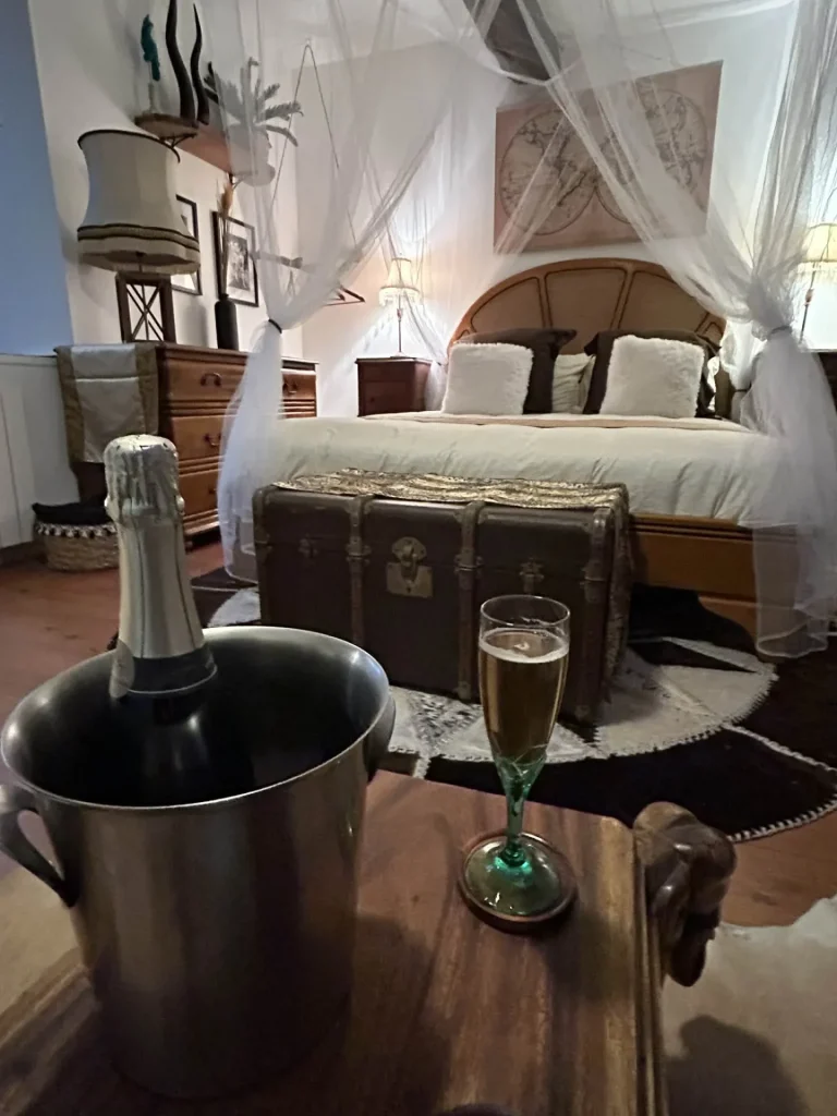 Escapade romantique avec patio privé et SPA au coeur de Châteauroux - La Casa d'Ailleurs